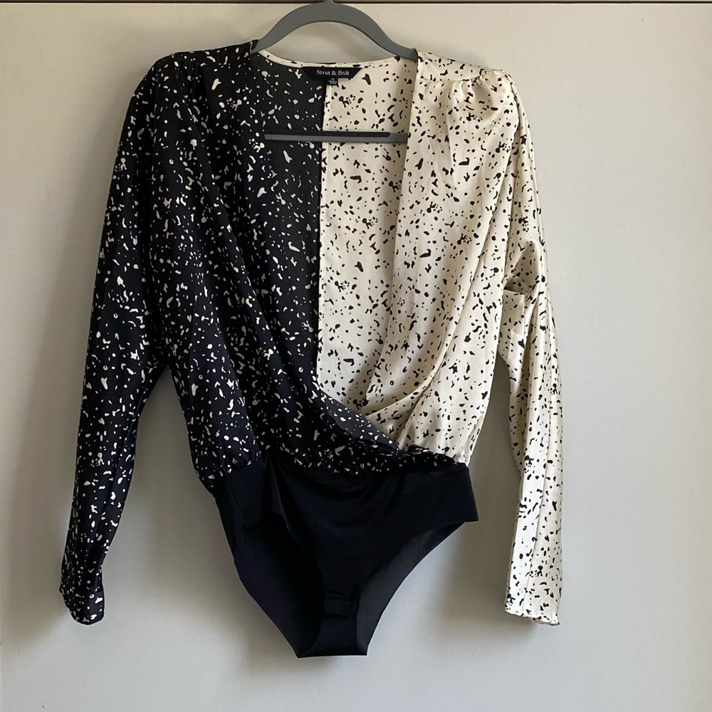 Vici Black and White Bodysuit
